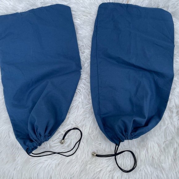 Barker England Creative Collection Dust Bag Blue Cotton Shoe Storage Bag Authent - Picture 12 of 12